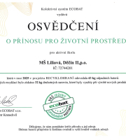 Recyklujeme - šetříme životní prostředí